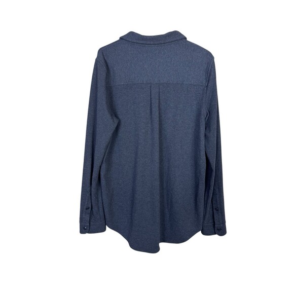 Quince Men’s Gray Button Up Sweater Shirt Size Large - Picture 6 of 7